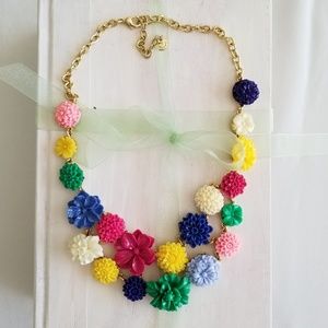 Colorful Flower Garden Necklace